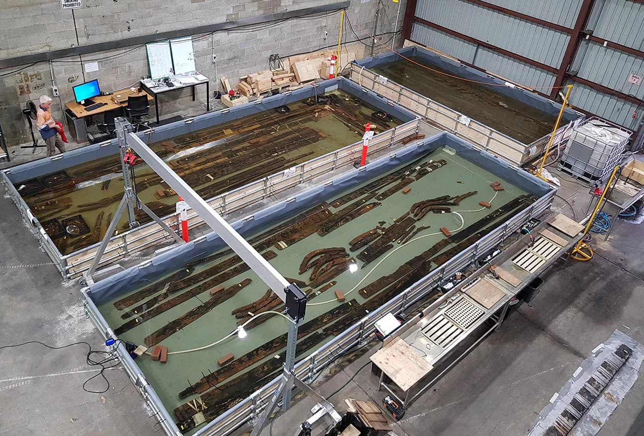 Excavation and 3D Scan of The Barangaroo Boat